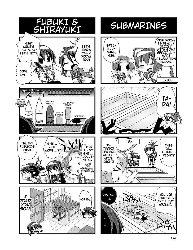 Kantai Collection - Kankore - 4-koma Comic - Fubuki, Ganbarimasu! Chapter 14.5 6